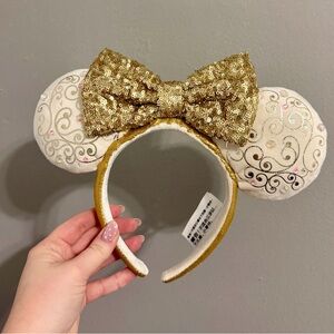 Disney WDW 50th Anniversary Minnie Mouse Castle Collection Ear Headband
